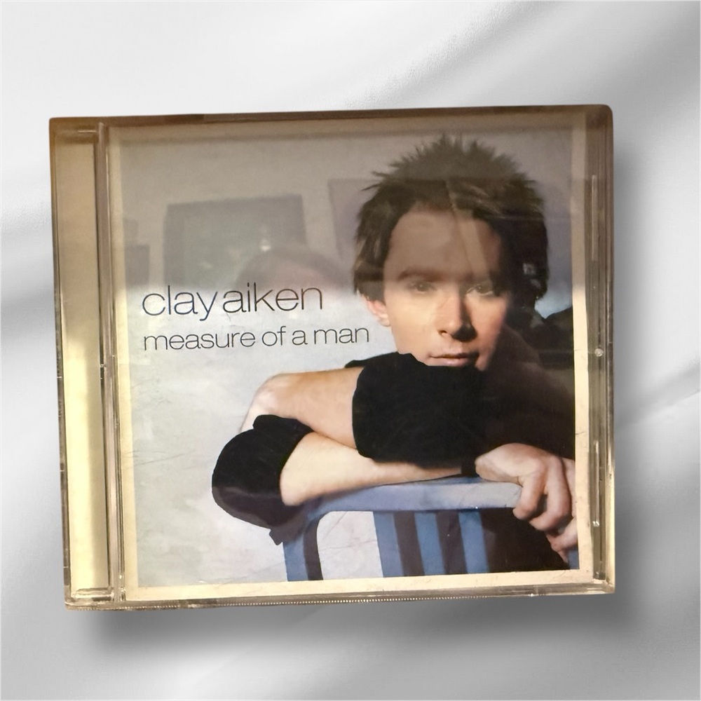 Clay Aiken Measure of a Man CD - Black and White Cover